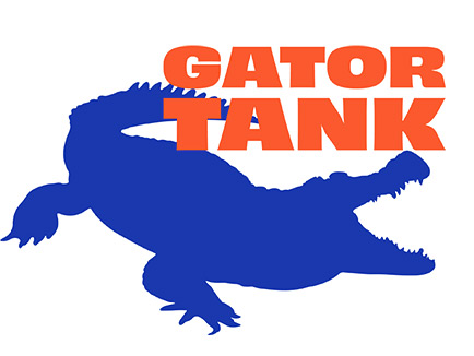 Alligator Illustration used to brand Gator Tank Student Competition