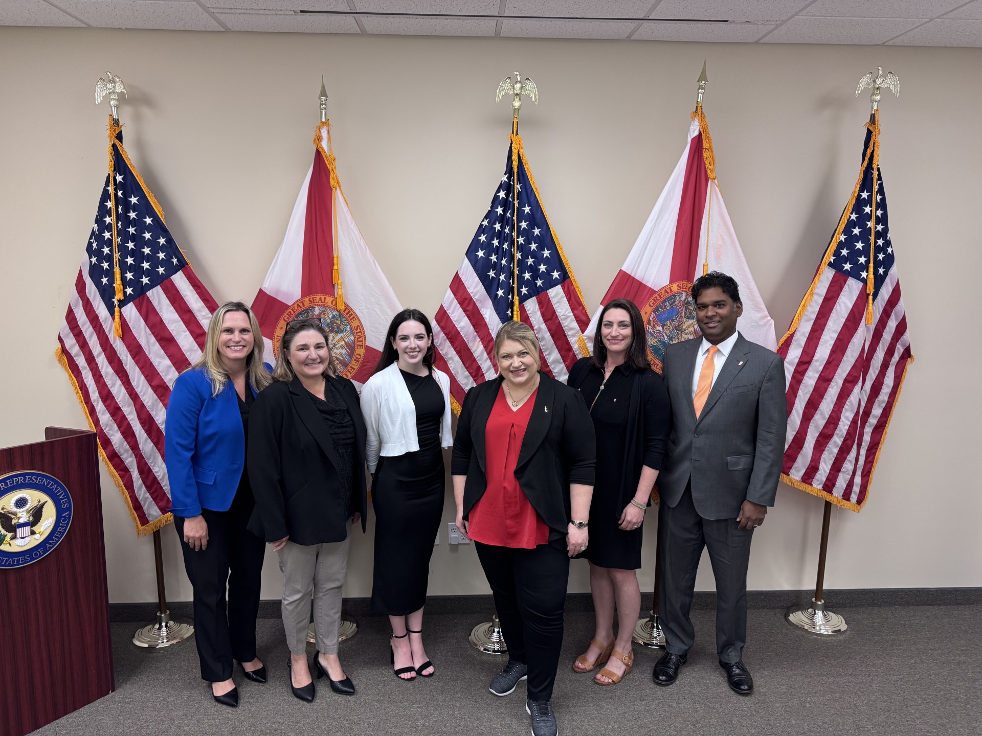 UF cybersecurity researchers met with U.S. Congresswoman Kat Cammack
